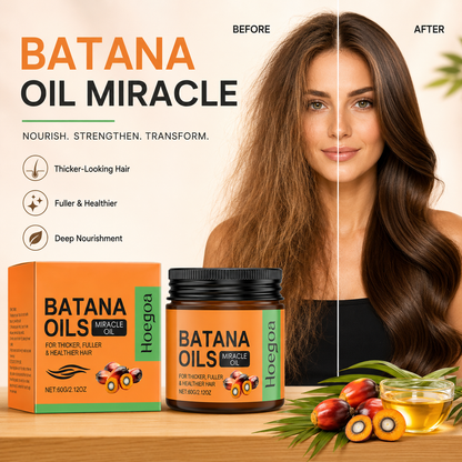 Batana Oil 🌿 Hair Treatment ✨ – Deep Nourishing Care 💖 for Soft, Healthy-Looking Hair 🌸-QR