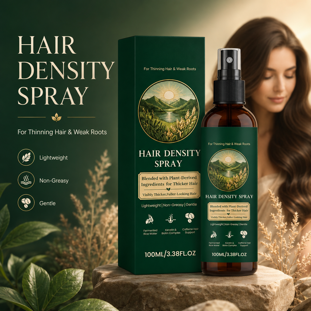 Hair Density ✨ Spray 🌿 – Fuller-Looking Hair 💖 & Scalp Care for Everyday Confidence 🌸-QR