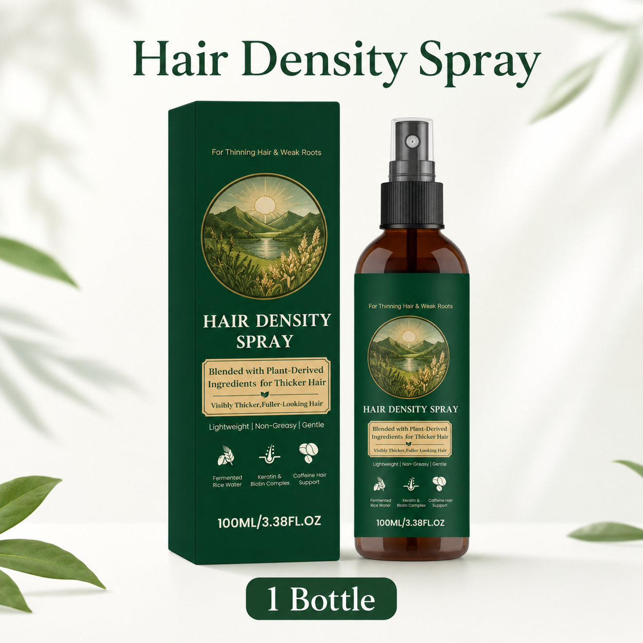 Hair Density ✨ Spray 🌿 – Fuller-Looking Hair 💖 & Scalp Care for Everyday Confidence 🌸-QR