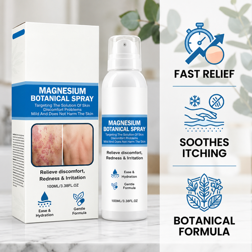 🔥 Magnesium 🌿 Botanical Spray ✨ – Soothing Skin Care 💧 for Dry & Sensitive Skin-QR
