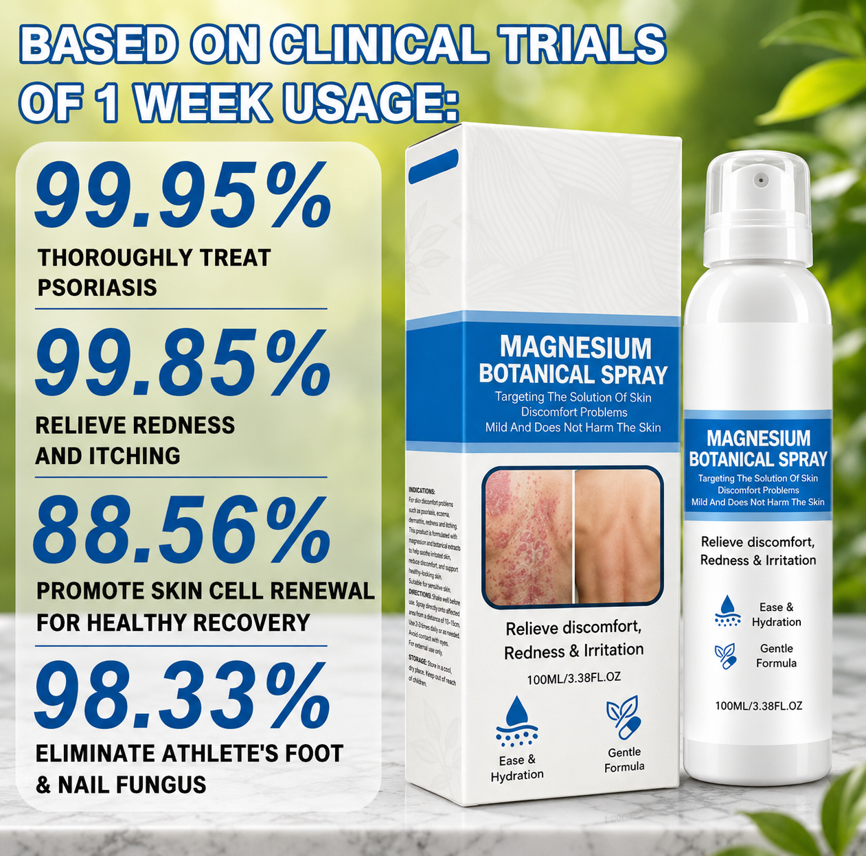 🔥 Magnesium 🌿 Botanical Spray ✨ – Soothing Skin Care 💧 for Dry & Sensitive Skin-QR