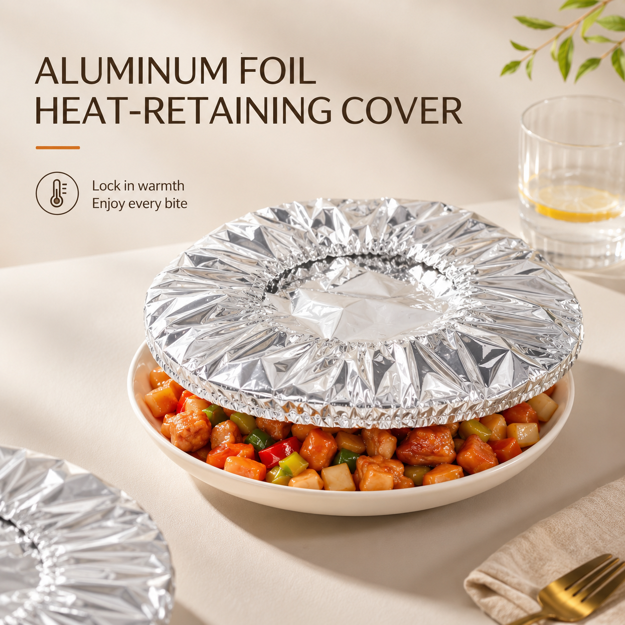 🔥49% OFF🔥-🏠🍲Home dining table & food container aluminum foil heat-retaining cover-QE
