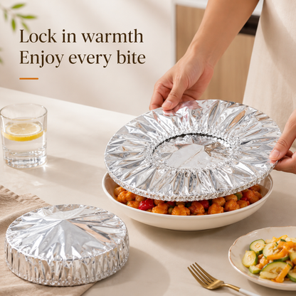 🔥49% OFF🔥-🏠🍲Home dining table & food container aluminum foil heat-retaining cover-QE