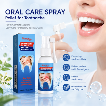 🛒50% OFF🔥-🌿 South Moon Toothache Spray – Instant Pain Relief, Natural & Gentle-QE