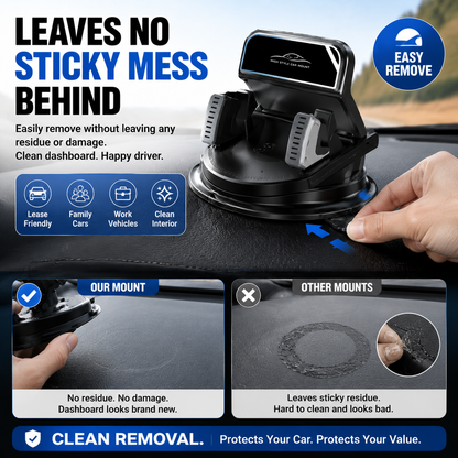 Car phone holder 360 degree rotation, suitablefor car navigation in-car dashboard-QO
