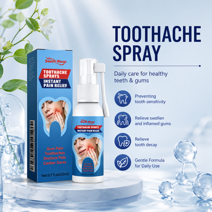 🛒50% OFF🔥-🌿 South Moon Toothache Spray – Instant Pain Relief, Natural & Gentle-QE