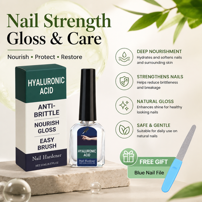Hyaluronic Acid Nail Hardener – Triple Action Antifungal Solution-QE
