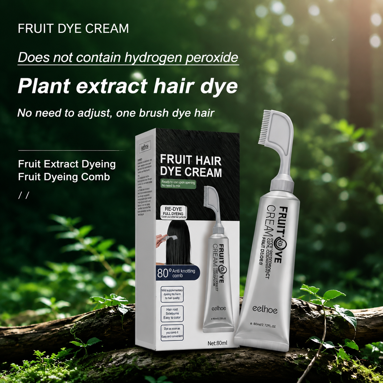 🔥Fruit Essence Hair Dyeing Comb - QO
