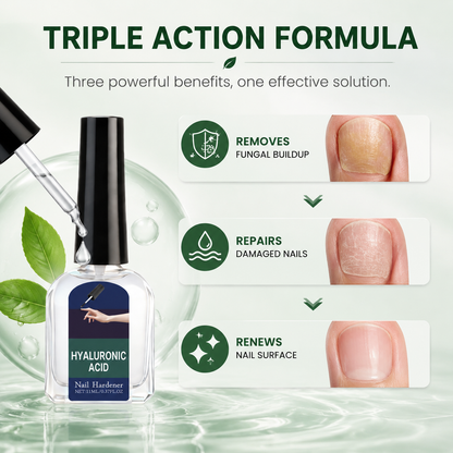 Hyaluronic Acid Nail Hardener – Triple Action Antifungal Solution-QE