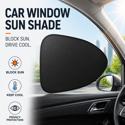🚗 Electrostatic Car Sunshade – 0% Light Transmission, No Glue, No Residue-QE