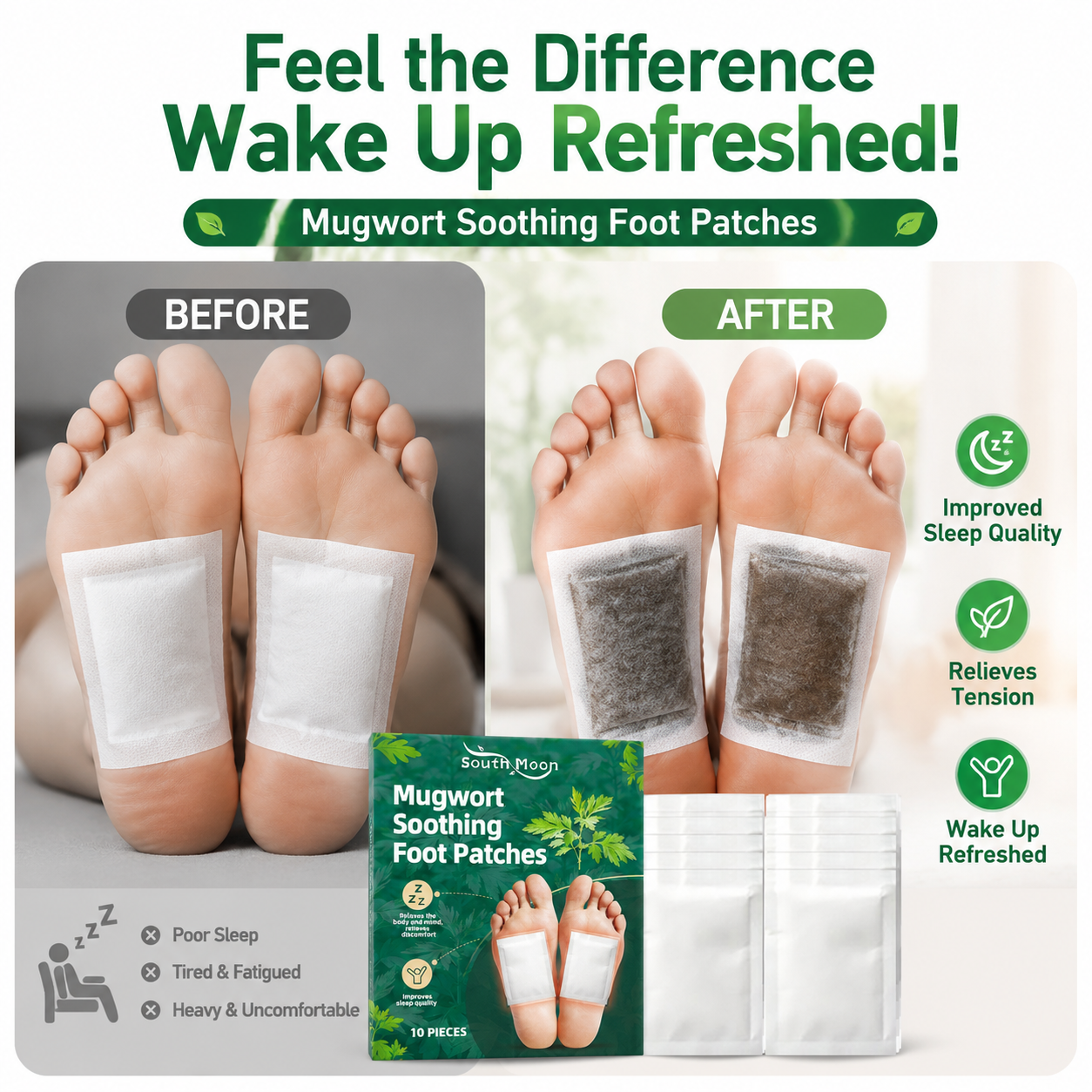 Mugwort Soothing Foot Patches -QO