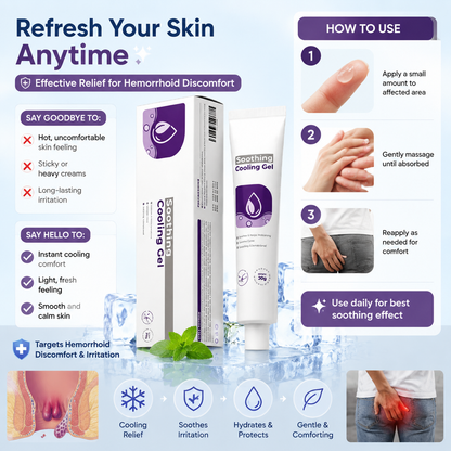 🚨 Instant Cooling Relief Gel | Soothe & Calm Skin in Seconds ❄️-QO