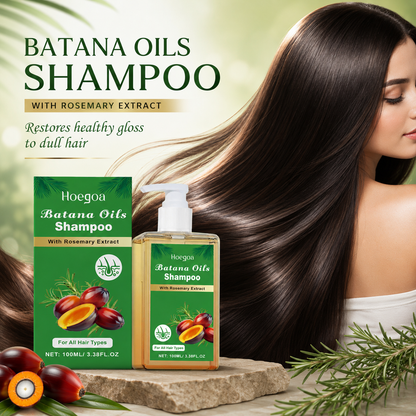 Batana Oil & Rosemary Shampoo – Restores Damaged Hair, Strengthens Scalp-QE