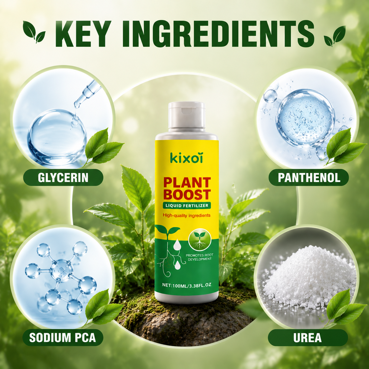 🌱 MoonSpry Plant Boost Liquid Fertilizer – Promotes Root Development & Healthy Growth-QE