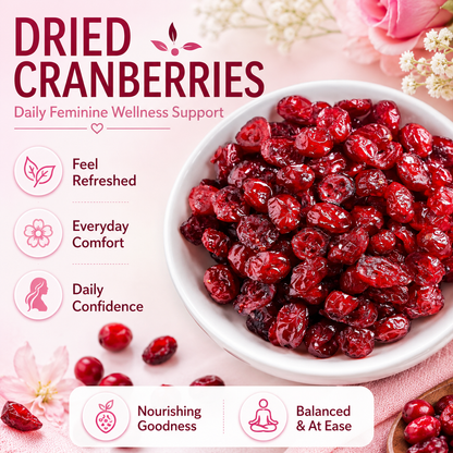 🍒 Sweet, Chewy & Naturally Satisfying – Premium Dried Cranberries 🌿-QO