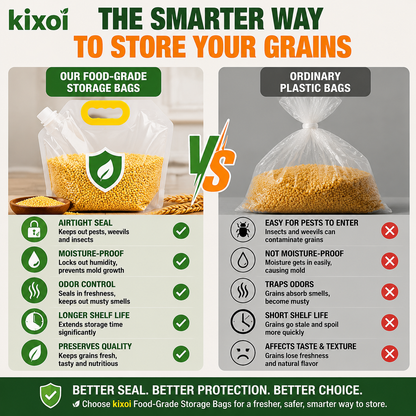 Food-Grade Cereal Storage Bags – Airtight, Moisture-Proof & Reusable-QE