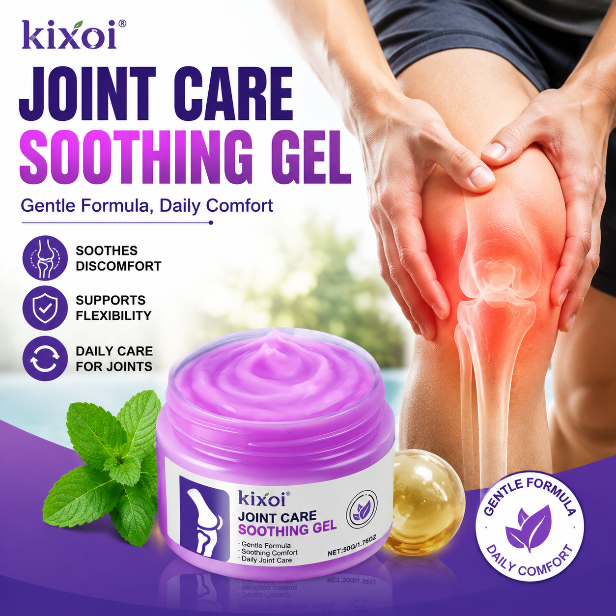 🦵 South Moon Gentle Soothing Effect Gel – Premium Joint & Muscle Comfort-QE