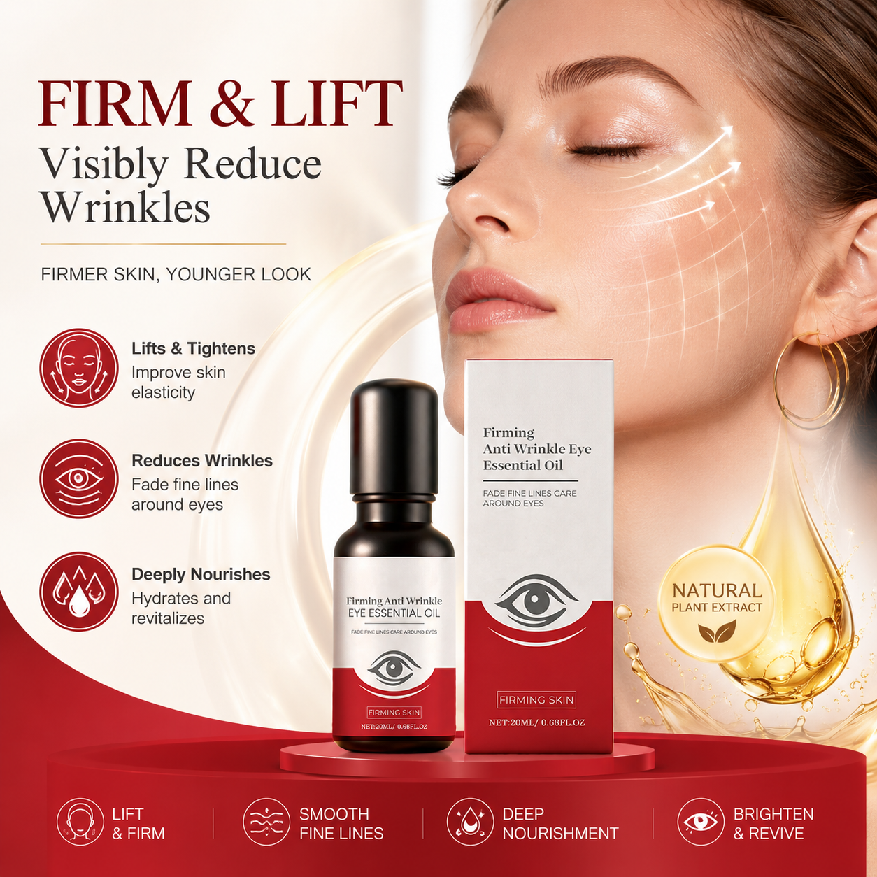 👁️✨ The Eye Essential Oil That Keeps Your Eyes Looking Smooth—Make you look 20 Years Younger 💖-QO
