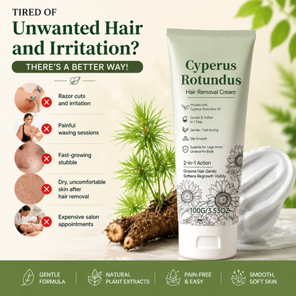 🌿Gentle Hair Removal Cream | For Women & Men, Sensitive Skin-FX