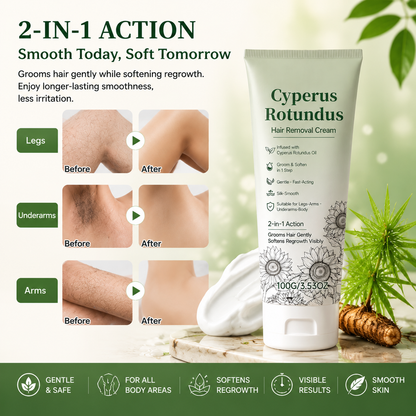 🌿Gentle Hair Removal Cream | For Women & Men, Sensitive Skin-FX