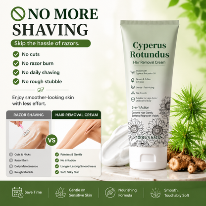 🌿Gentle Hair Removal Cream | For Women & Men, Sensitive Skin-FX