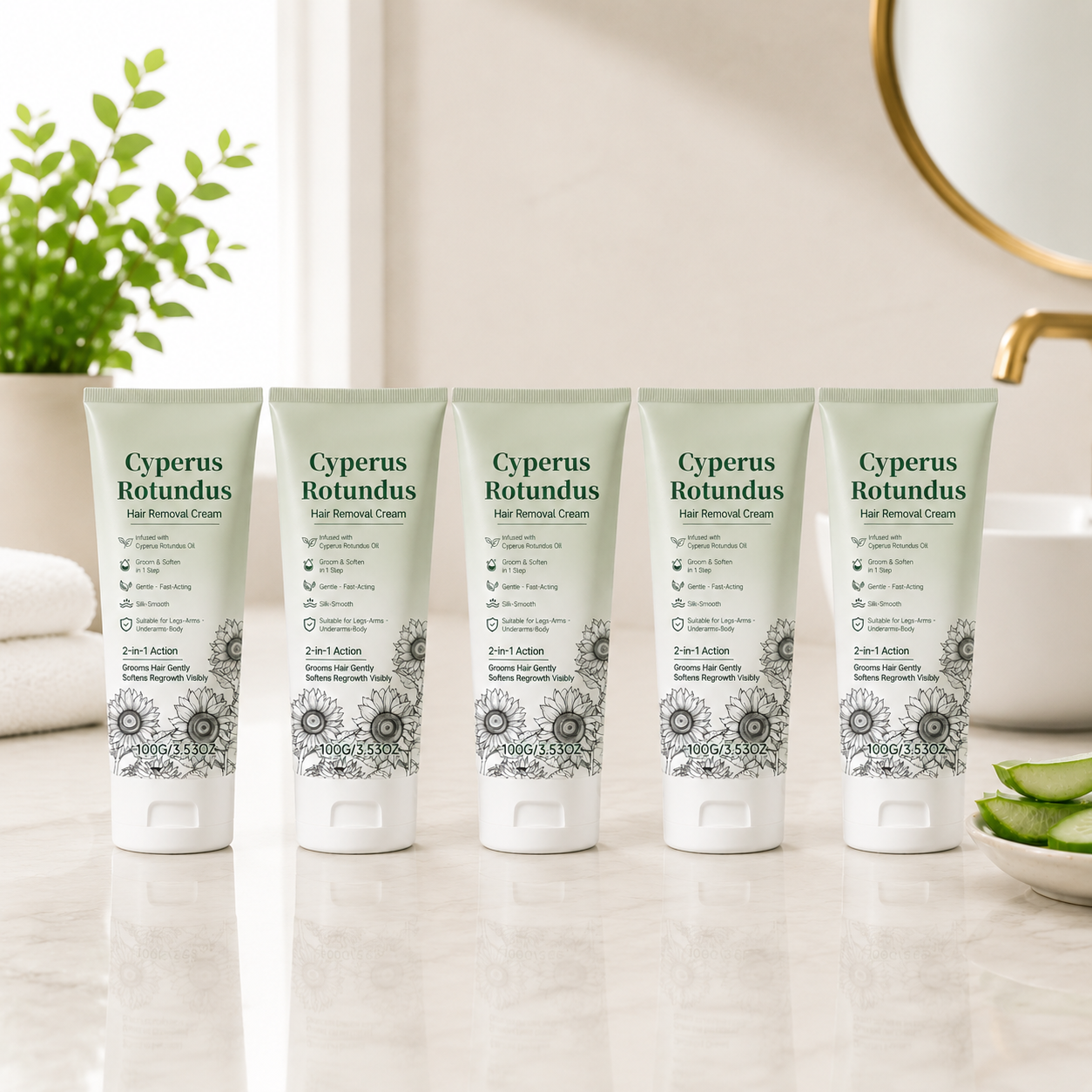 🌿Gentle Hair Removal Cream | For Women & Men, Sensitive Skin-FX