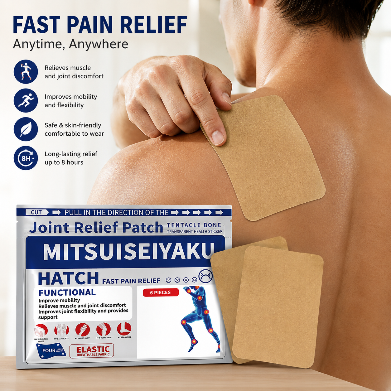 🌿 Joint Relief Patch ✨ – Comfortable Daily Support 💖 for Everyday Mobility-QR