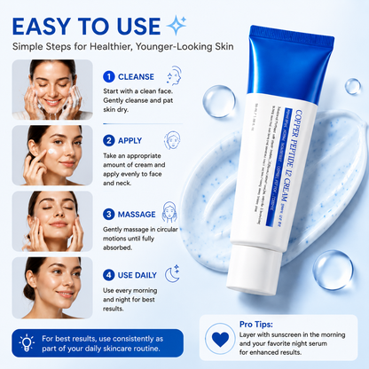 🌟💙 Copper Peptide 12 Moisturizing Cream – ✨Nourishing Anti-Aging Facial Cream for Firmer, Healthier-Looking Skin -FX