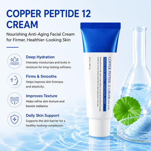 🌟💙 Copper Peptide 12 Moisturizing Cream – ✨Nourishing Anti-Aging Facial Cream for Firmer, Healthier-Looking Skin -FX