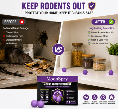 🐭 Rodent Repellent Balls – Natural-Inspired Home & Kitchen Protection - DW