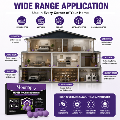 🐭 Rodent Repellent Balls – Natural-Inspired Home & Kitchen Protection - DW