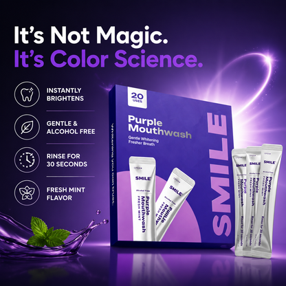 💜 Purple Mouthwash | Fresh Breath & Brilliant Smile ✨-QO