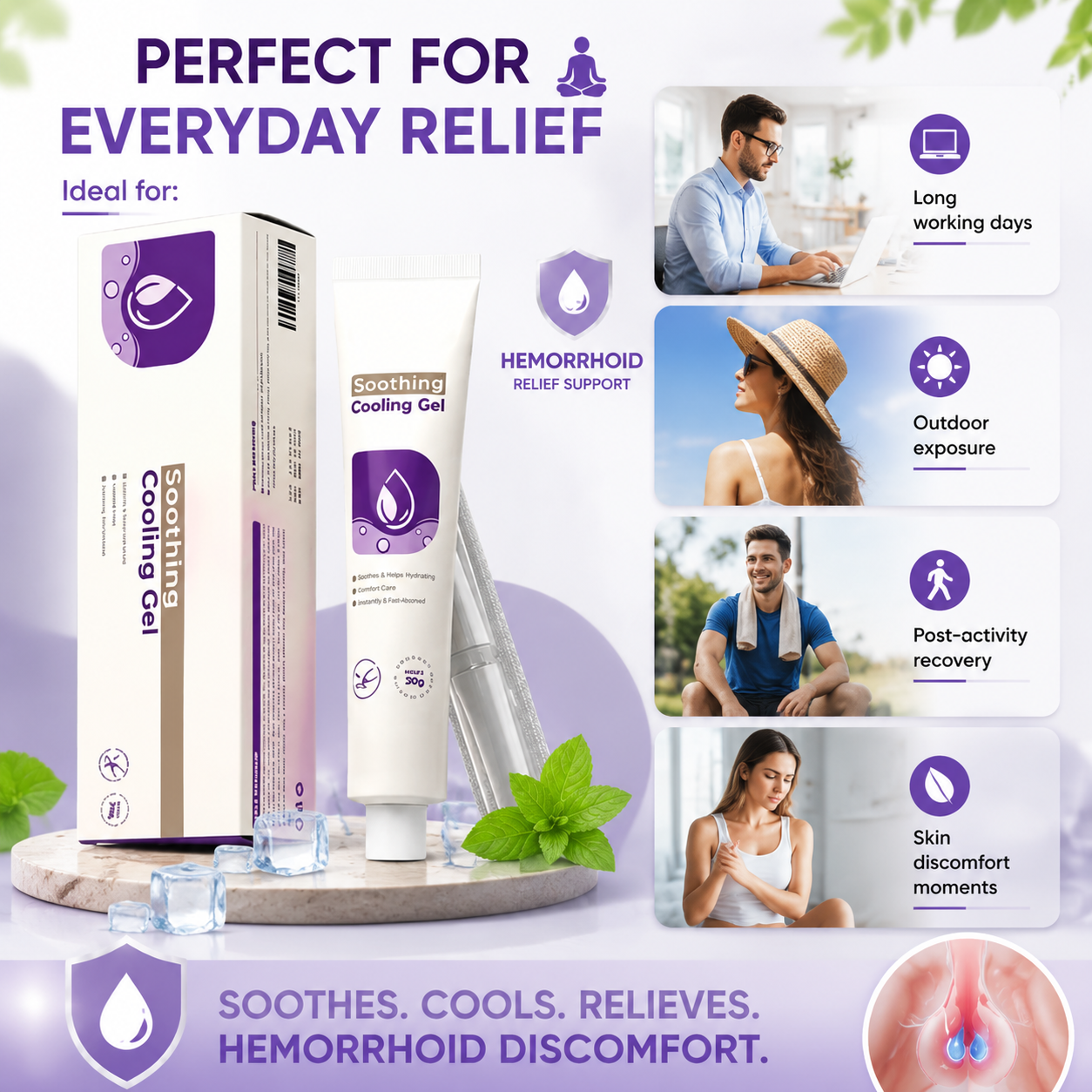 🚨 Instant Cooling Relief Gel | Soothe & Calm Skin in Seconds ❄️-QO