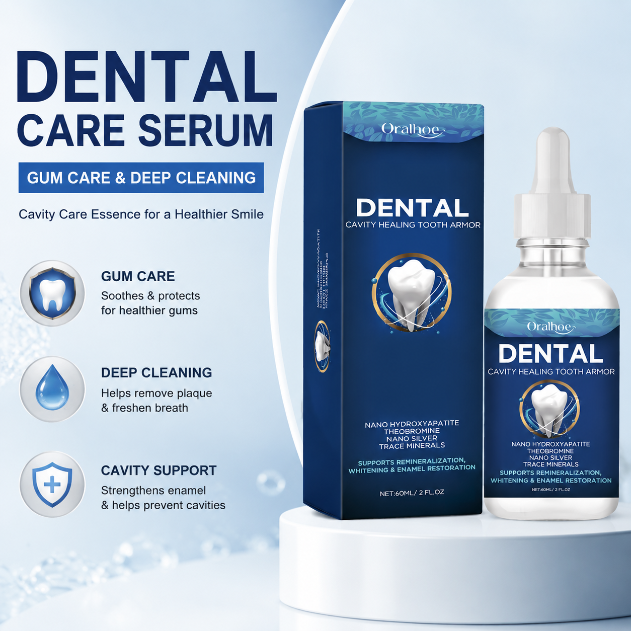 🦷 Dental Care Liquid – Supports Enamel Health & Gum Care, Freshens Breath-QE