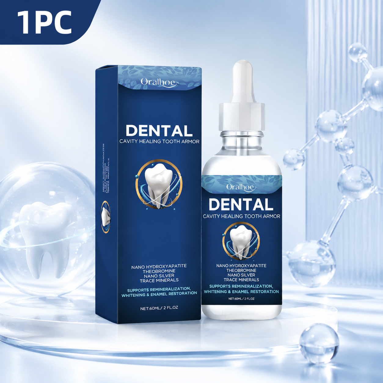 🦷 Dental Care Liquid – Supports Enamel Health & Gum Care, Freshens Breath-QE
