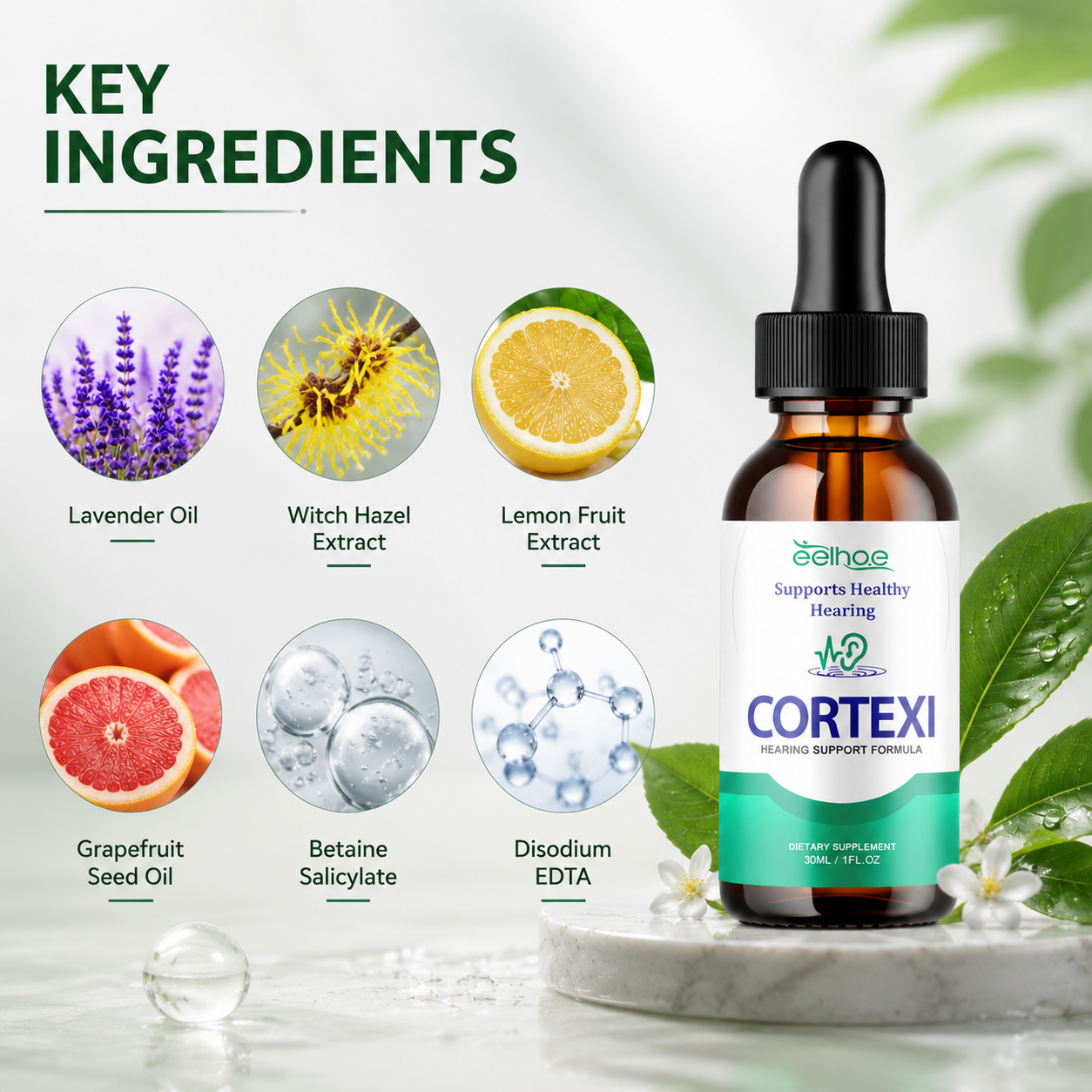 👂Tinnitus Relief Ear Drops – Supports Healthy Hearing & Ear Comfort-QE