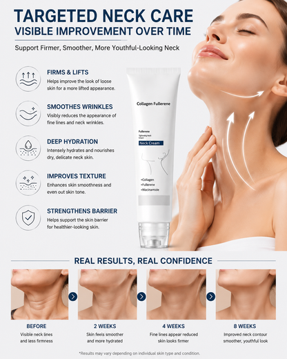 ✨Instant Neck Lift Cream — 🧴 Infused with Retinol & Hyaluronic Acid | Firms the Neck, Reduces Wrinkles & Double Chin-FX