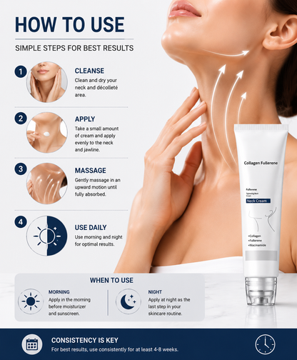 ✨Instant Neck Lift Cream — 🧴 Infused with Retinol & Hyaluronic Acid | Firms the Neck, Reduces Wrinkles & Double Chin-FX