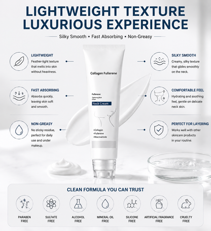 ✨Instant Neck Lift Cream — 🧴 Infused with Retinol & Hyaluronic Acid | Firms the Neck, Reduces Wrinkles & Double Chin-FX