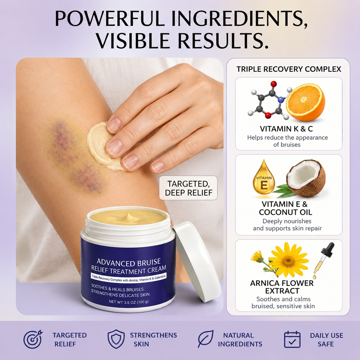 🌼🌼🌼🌼 Completely eliminates bruises, removes body contusions and various scars, deeply repairs damaged skin, reduces swelling and discomfort, and restores healthy skin-QO