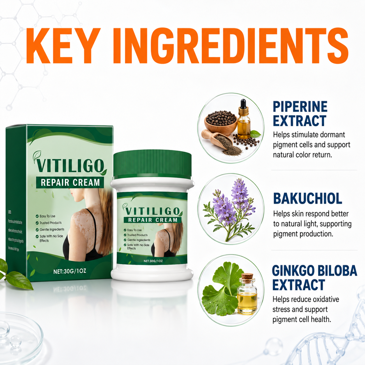 ✨ VITILIGO CARE CREAM | Helps Improve the Look of Uneven Skin Tone-QO