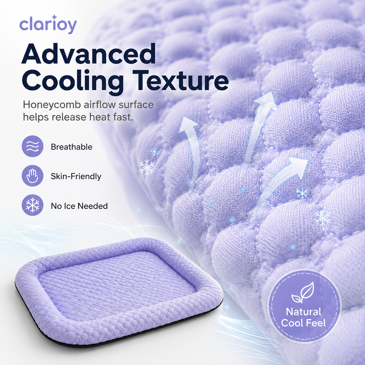 Pet Cooling Pad Mat for Dogs and Cats - Ice Silk Summer Cool Bed Blanket in Gradient Colours-QO
