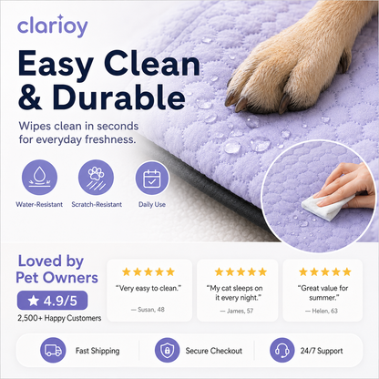 Pet Cooling Pad Mat for Dogs and Cats - Ice Silk Summer Cool Bed Blanket in Gradient Colours-QO