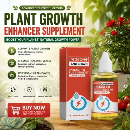 🌿Universal Plant Growth Enhancer 🌱 Concentrated Liquid Formula for Strong Roots, Faster Growth & Vibrant Green Plants-FX