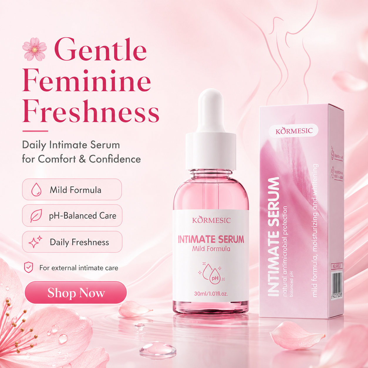 🌸 Intimate Serum – Gentle Feminine Freshness, Moisture & Daily Comfort Care-FX