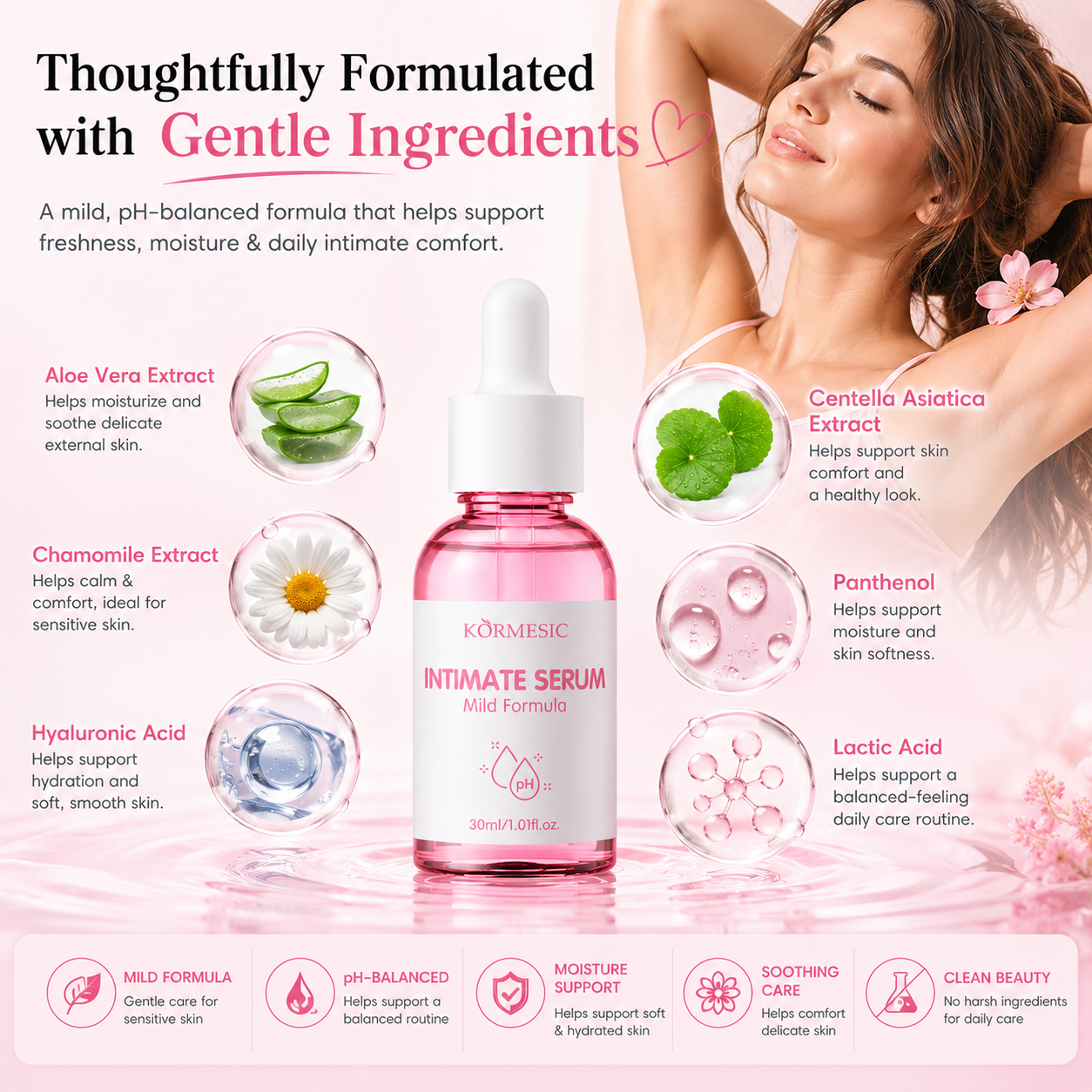 🌸 Intimate Serum – Gentle Feminine Freshness, Moisture & Daily Comfort Care-FX