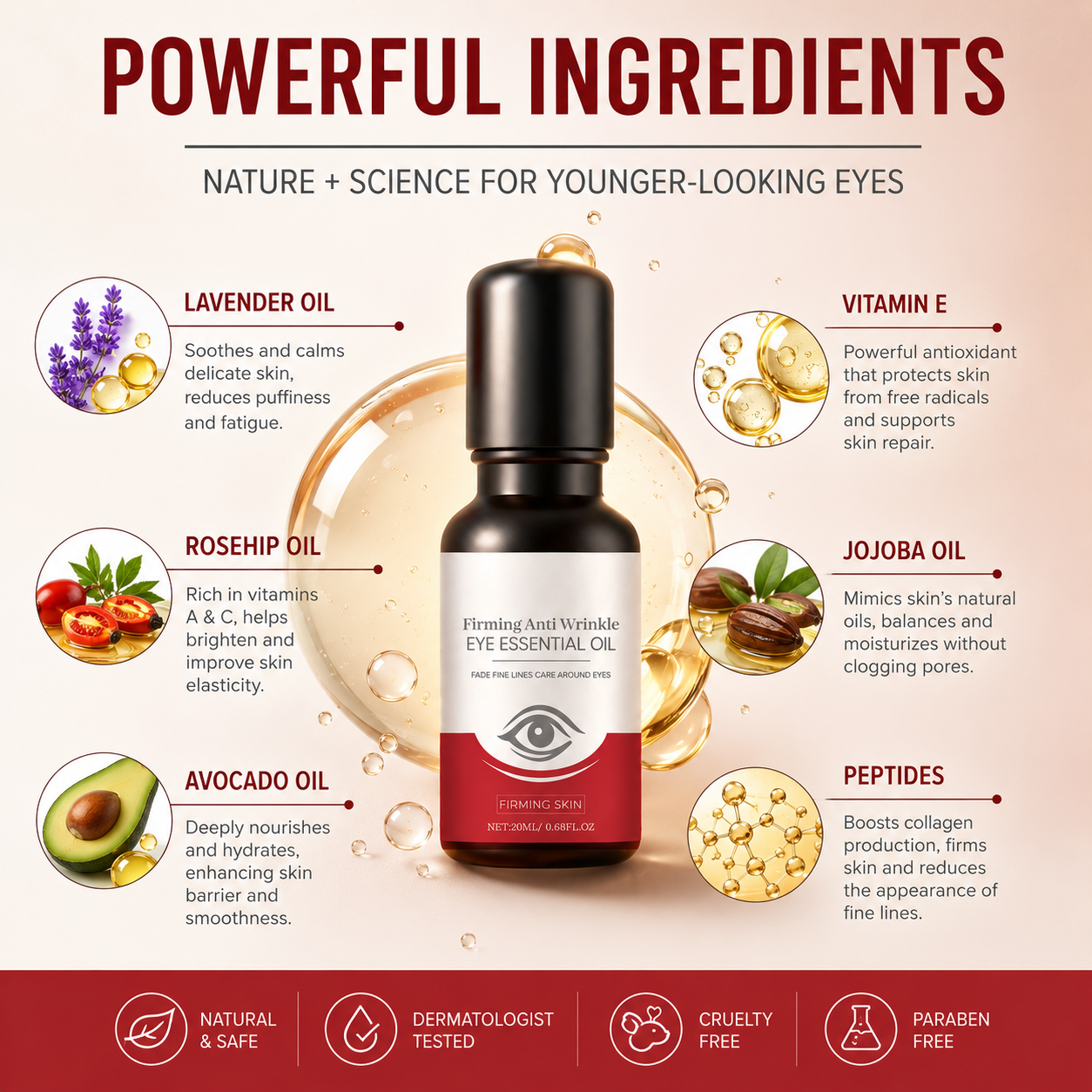 👁️✨ The Eye Essential Oil That Keeps Your Eyes Looking Smooth—Make you look 20 Years Younger 💖-QO