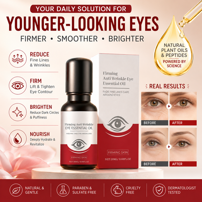 👁️✨ The Eye Essential Oil That Keeps Your Eyes Looking Smooth—Make you look 20 Years Younger 💖-QO