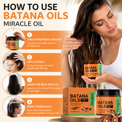 Batana Oil 🌿 Hair Treatment ✨ – Deep Nourishing Care 💖 for Soft, Healthy-Looking Hair 🌸-QR