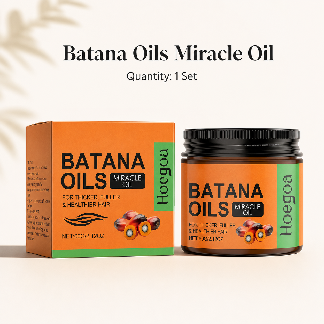 Batana Oil 🌿 Hair Treatment ✨ – Deep Nourishing Care 💖 for Soft, Healthy-Looking Hair 🌸-QR